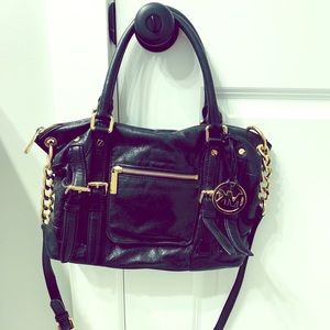 Black Michael Kors with gorgeous gold accents